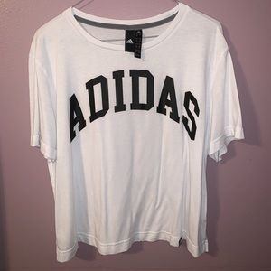 WHITE ADIDAS SHIRT